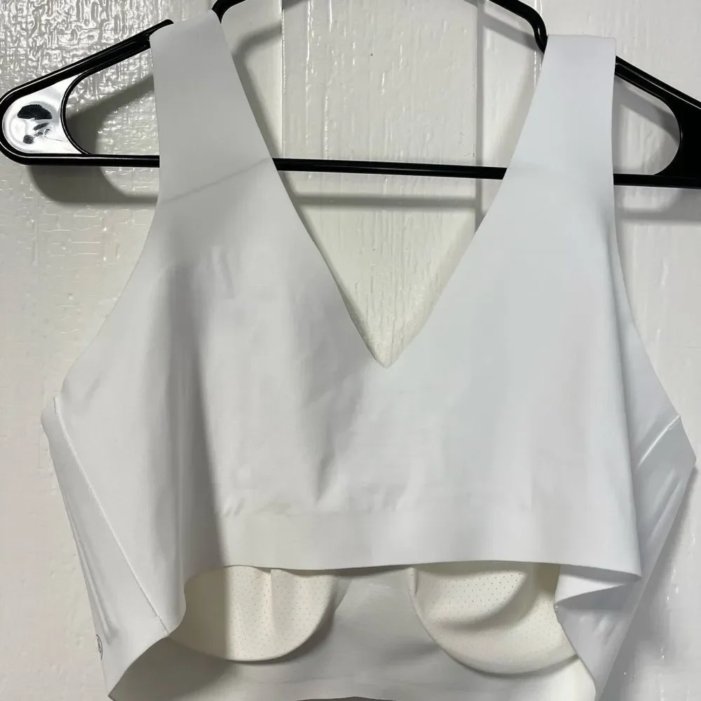 HoneyLove V Neck White seamless Bra padding with side support size 1X - Picture 3 of 7